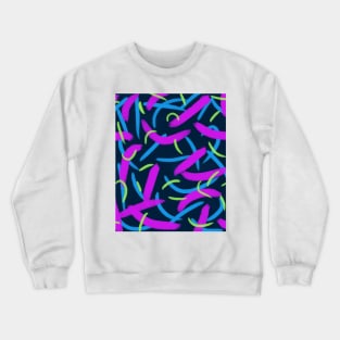 gouache pattern Crewneck Sweatshirt